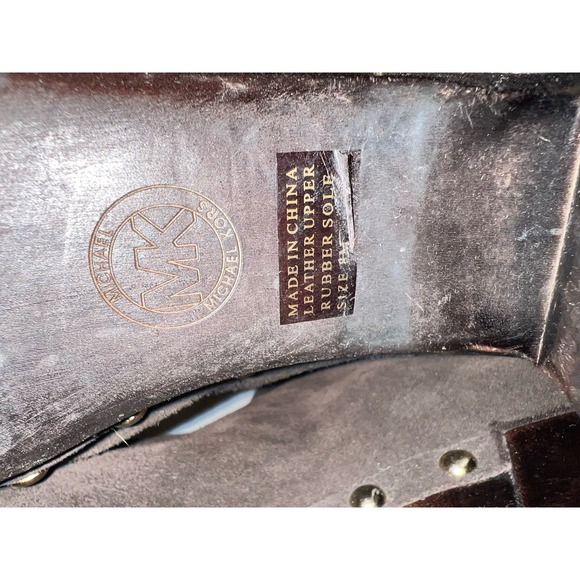 Michael Kors Brown Suede Fur Lined Heeled Boots - Picture 10 of 10